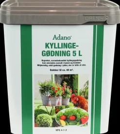 Adano Organisk kyllingegødning 5 L| Gødning Og Jord