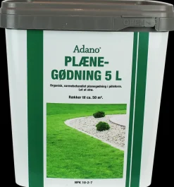 Adano Organisk plænegødning 5 L| Gødning Og Jord