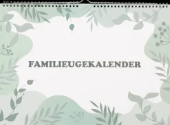 Organize Familieugekalender A3 - ass. varianter| Kontorartikler