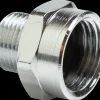 Overgangsmuffe 1/2" x 3/8" - krom| Rør Og Fittings