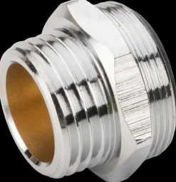 Overgangsnippel 24 mm x 1/2" - krom| Rør Og Fittings