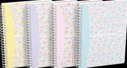 Oxford Floral Notesbog linjeret A5 - assorteret| Kontorartikler