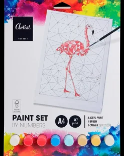 Paint by numbers A4| Øvrige Hobbyartikler