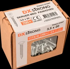 DXstrong Panskrue 3,5 x 20 mm TX15 200 stk.| Skruer