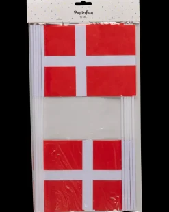 Papirflag på pind - 40cm 10-pak| Festartikler