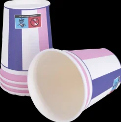 Papkrus 250 ml 4-pak - Lilla og Lyserød| Festartikler