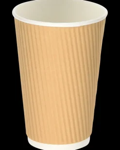 Papkrus rillet 250 ml 10-pak| Engangsservice