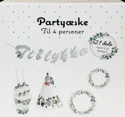 Partyæske til 4 personer - eucalyptus| Festartikler
