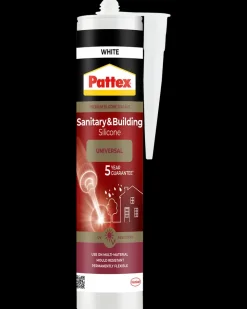 Pattex Sanitet & Byg 280 ml - Hvid| Fugemasse Og Silikone