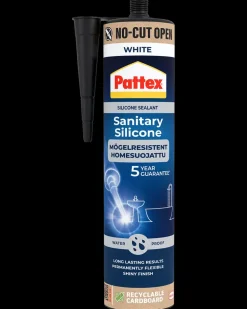 Pattex Sanitetssilikone 280 ml - Hvid| Fugemasse Og Silikone