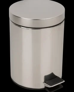 Pedalspand 3L med børste - Stål| Badeværelsesartikler