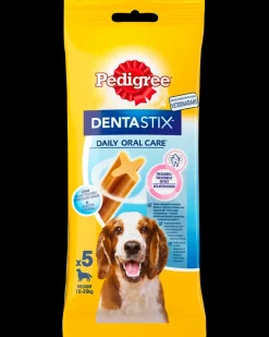 Pedigree Dentastix medium 5-pak| Hundefoder, Kattemad Og Godbidder
