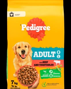 Pedigree Vital Adult med okse og grøntsager 7 kg| Hundefoder, Kattemad Og Godbidder