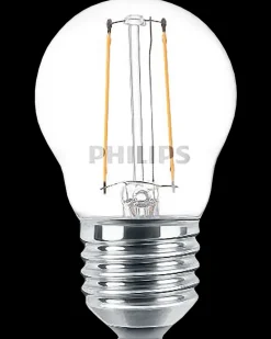 PHILIPS LED-filamentpære 2W E27 2-pak| Led-Pærer