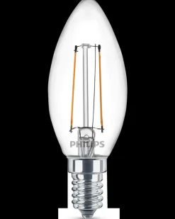 PHILIPS LED-filamentpære 2W E14 2-pak| Led-Pærer