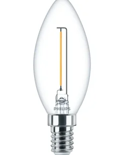 PHILIPS LED-filamentpære 2W E14 B35| Led-Pærer