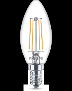 PHILIPS LED-filamentpære 4,3W E14 2-pak| Led-Pærer