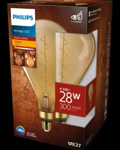 PHILIPS LED-pære filament 4,5W E27 A160 gold| Led-Pærer