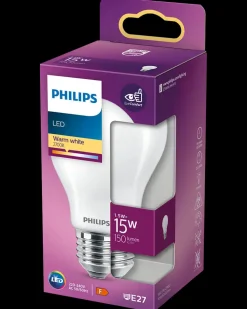 PHILIPS LED-pære 1,5W E27 A60| Led-Pærer