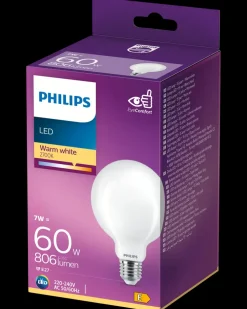 PHILIPS LED-pære 7W E27 G93| Led-Pærer