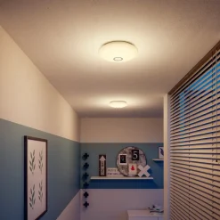 PHILIPS Loftlampe med sensor Mauve Ø25cm 6W - hvid| Loftslamper Og -Pendler