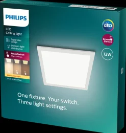 PHILIPS Loftlampe panel Scene 30x30cm 12W - hvid| Loftslamper Og -Pendler