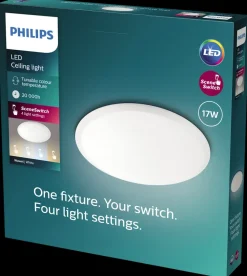 PHILIPS Plafond SceneSwitch 3-trin Ø35cm 17W - hvid| Loftslamper Og -Pendler