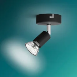 PHILIPS Spotlampe Limbali GU10 1 spot - sort| Loftslamper Og -Pendler