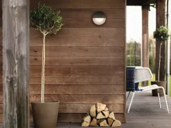 PHILIPS Væglampe Capricorn Ø21,4cm 6W - Grå| Udendørs Væglamper