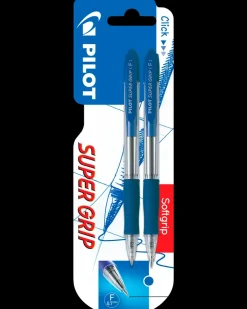 PILOT Super Grip Kuglepen 2-pak - blå| Kontorartikler