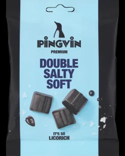 Toms PINGVIN Double Salty Soft 90 g| Slik