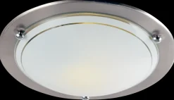 BRIGHT DESIGN Plafond Ø30 cm 60W E27 - mat krom| Loftslamper Og -Pendler|Indendørs Væglamper