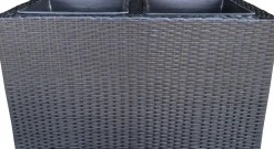 Plantekasse 88 x 45 x 45 cm - sort| Potter, Krukker Og Plantemøbler