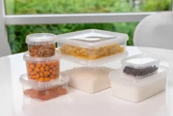 Plastbøtte med låg 5 l Firkantet| Øvrige Køkkenartikler