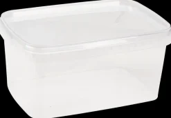 Plastbøtte med låg 1,2 l Firkantet| Øvrige Køkkenartikler