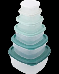 SJÖBO Plastbøtter med låg - 6 stk.| Øvrige Køkkenartikler