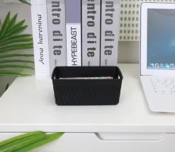 Plastikkurv mini - sort| Opbevaringsbokse Og -Kasser