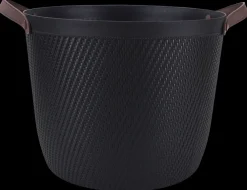 Plastikkurv rund - sort| Opbevaringsbokse Og -Kasser