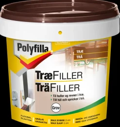 Polyfilla Træfiller - Grov 1 kg| Spartelmasse Og Reparation