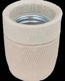 Porcelænsfatning E27 - råhvid| Fatninger