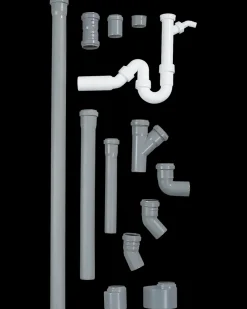 PP afløbsrør 40 x 250 mm| Afløbsrør