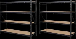 ProBuilder Stålreol med 4 hylder 180 x 180 x 50 cm| Stålreoler