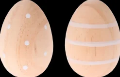 Påskeæg i træ - 5,5 cm| Øvrige Artikler