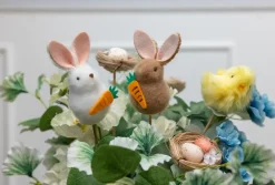 Påskekylling med træpind| Dekoration