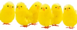 Påskekyllinger H. 5 cm 6-pak| Dekoration
