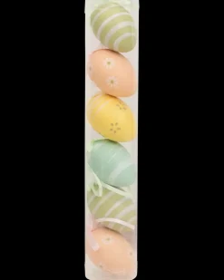Påskeophæng 6 cm - Pastelfarvede æg| Øvrige Artikler
