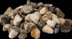 Pyntegrus 10-20 mm 1000 kg - blåhvid| Sand Og Grus