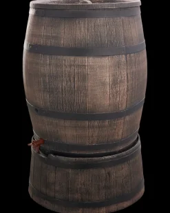 Regnvandstønde trælook med hane 240 L| Regnvandsbeholdere