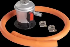 Regulator med slange 0,8 m| Reserve- Og Løsdele|Gasslanger Og -Regulatorer