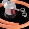 Regulator med slange og manometer| Reserve- Og Løsdele|Gasslanger Og -Regulatorer